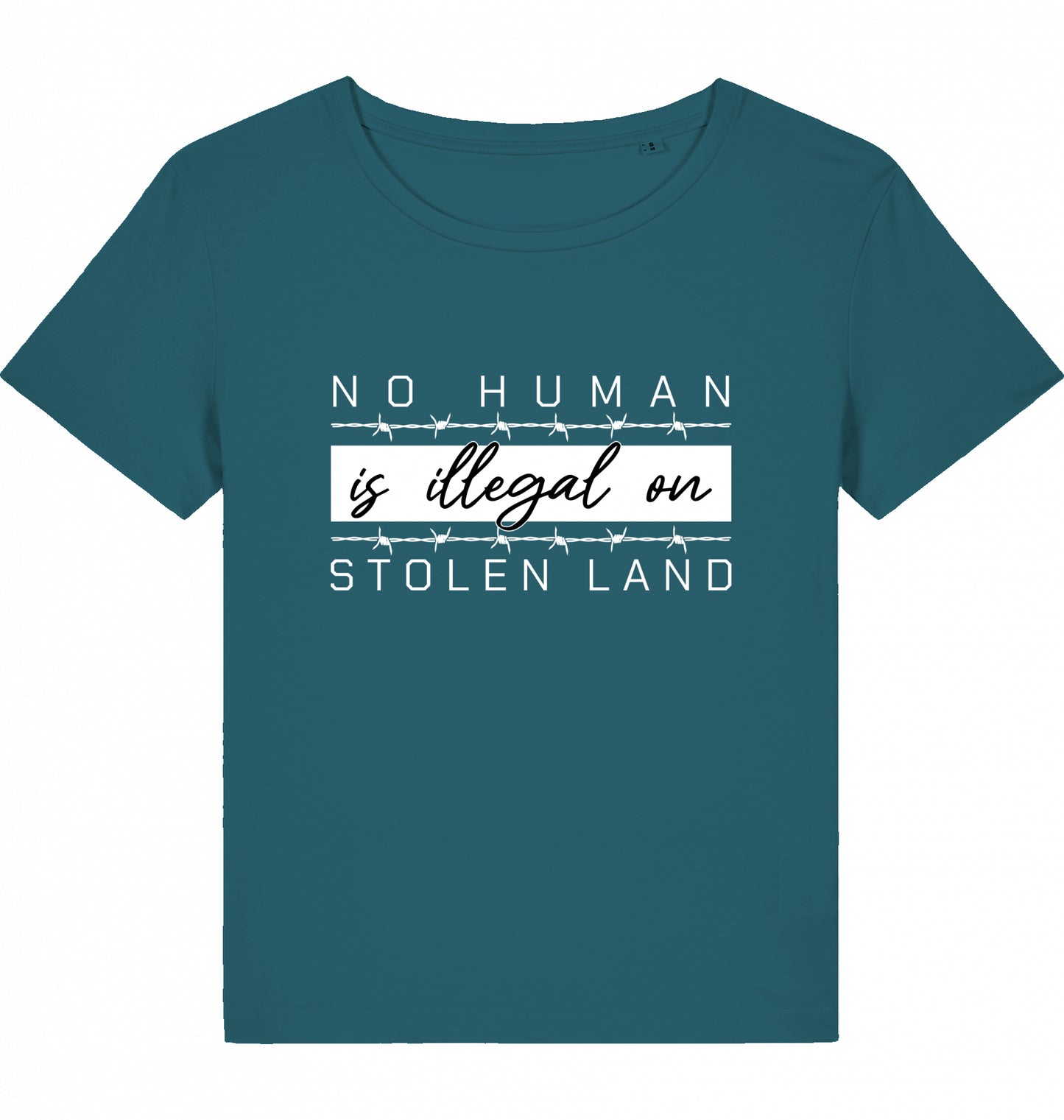 NO HUMAN IS ILLEGAL ON STOLEN LAND WOM*N