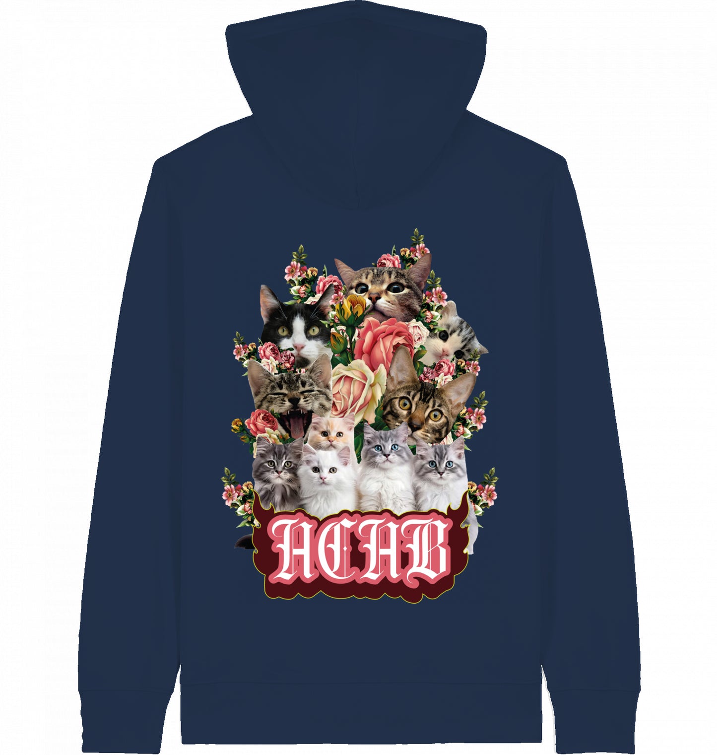 ALL CATS ARE BEAUTIFUL - FLOWER POWER - ZIPPER