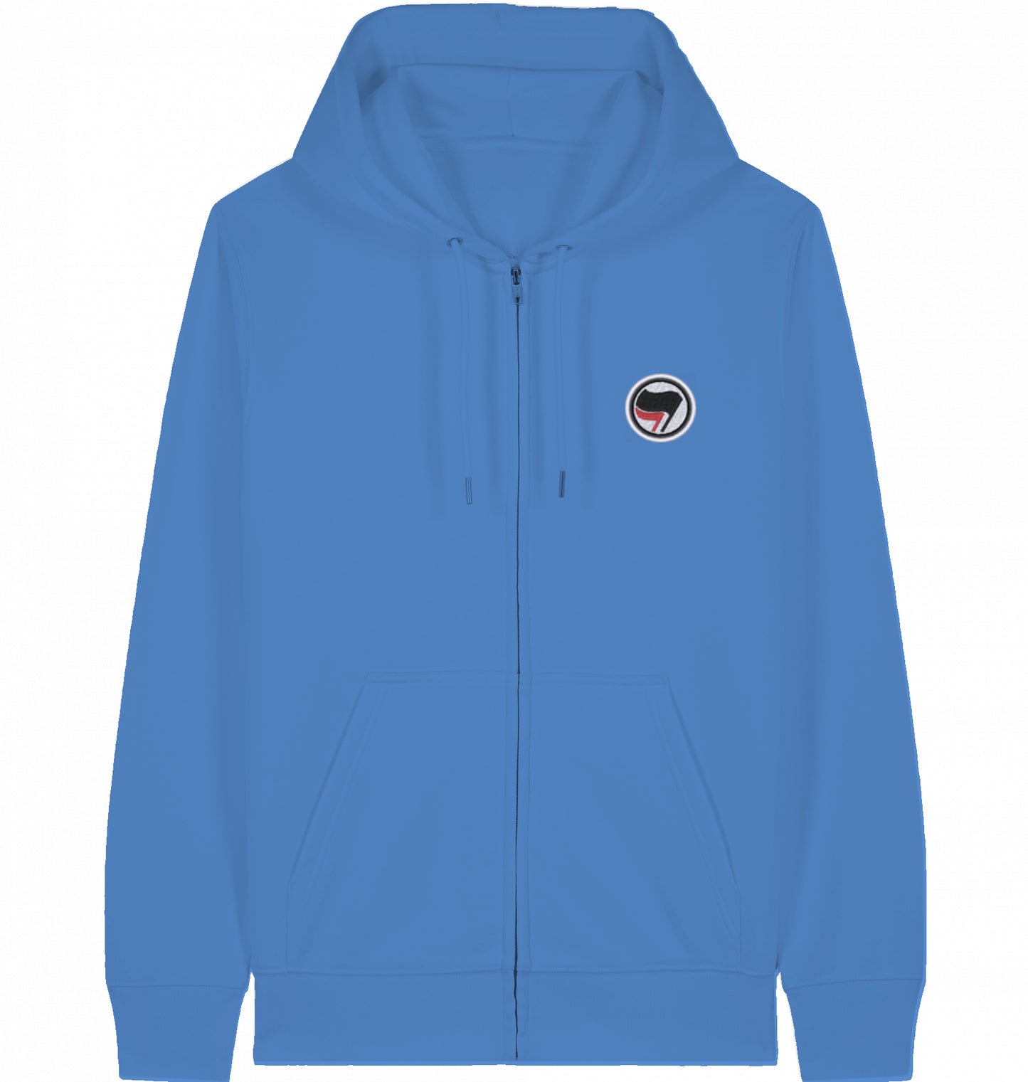 ANTIFA FLAG (embroidered) - ZIPPER