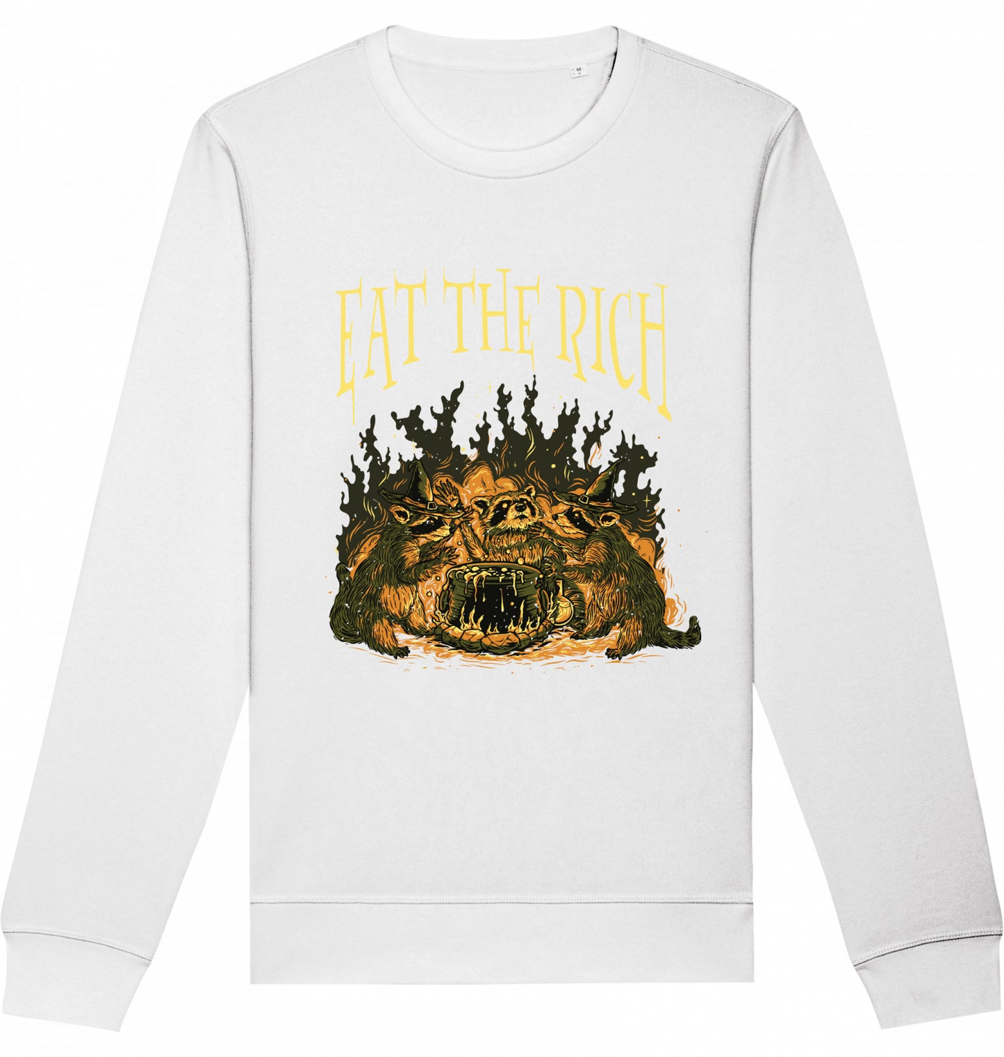 EAT THE RICH RACCOONS - Crewneck Unisex