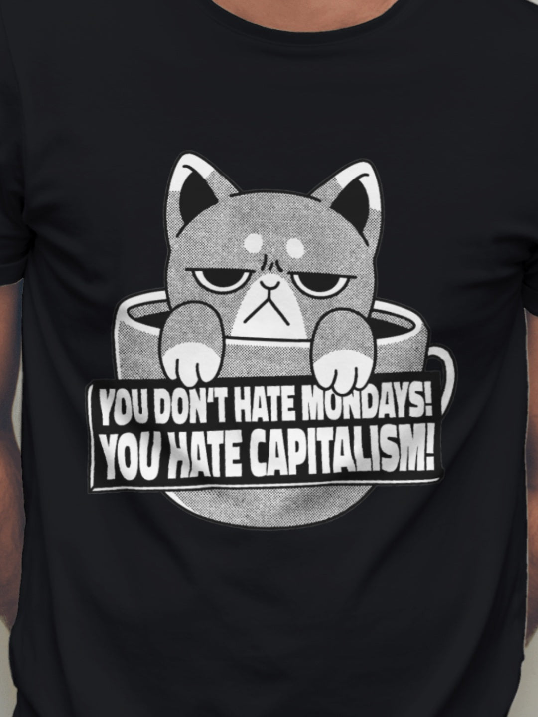 HATE CAPITALISM CAT - Unisex